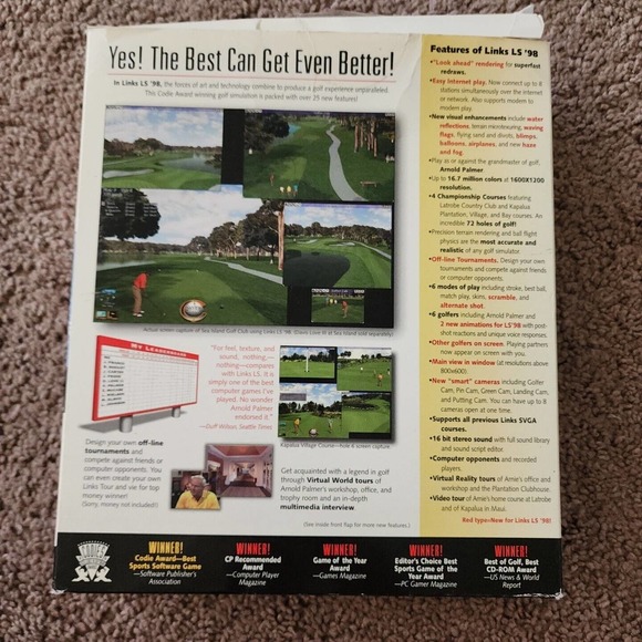 Links LS 1998 Edition - PC Golf Game (Kapalua) - Picture 2 of 2